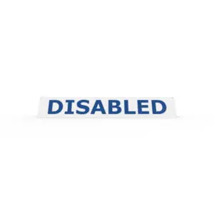 Wheel Stop Sign - DISABLED