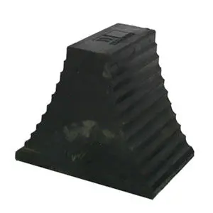 Wheel Chock Heavy Duty Double Sided - Recycled Rubber