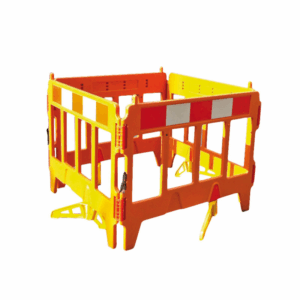 Pit Surround 1500mm Square - Hi-vis Orange with Reflective Panels